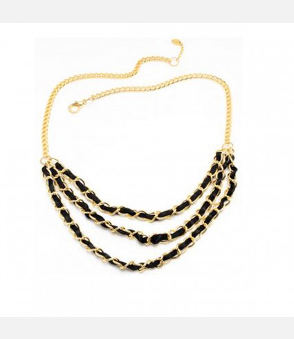 Gold plated brass Greta Necklace