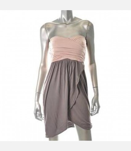 Two Toned Strapless Dress