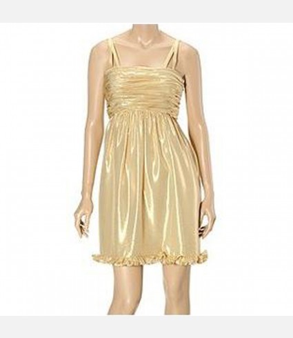 Gold Lame Dress