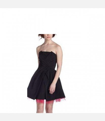 Pleated Front Dress with Petticoat