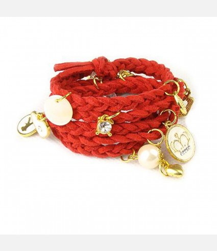 Braided Charm Bracelet