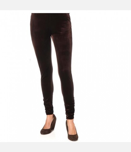 Brown Espresso Velvet Legging