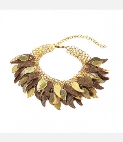 Falling Leaves Choker Necklace