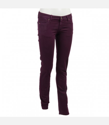 Currant Color 5-pocket Jeans
