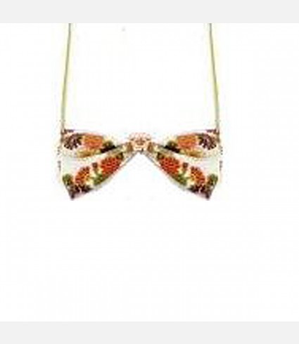 Kimono White Necklace