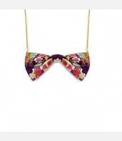 Purple Kimono Necklace
