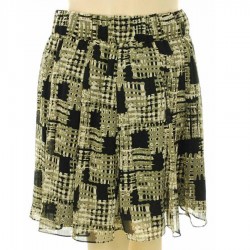 A-Line Printed Skirt