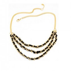 Gold plated brass Greta Necklace