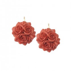 Sculpture Flower Earrings