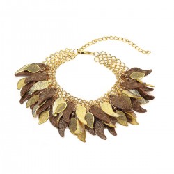Falling Leaves Choker Necklace