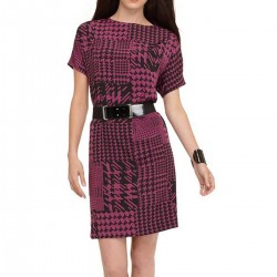 Violet Patchwork Dress