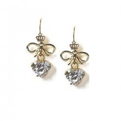 Bow and Heart Earrings