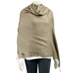 Sable Pashmina and Silk Shawl