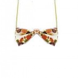 Kimono White Necklace