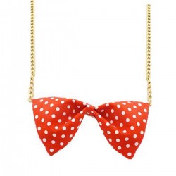 Red Polka Dot Necklace