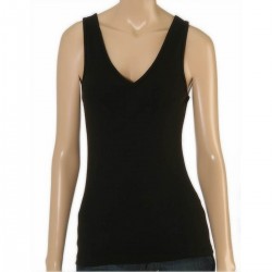 Cotton Knits Deep V- Neck Tank