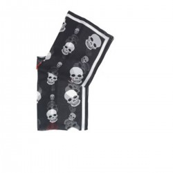 Skull and Heart Scarf