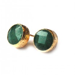 Labradorite Stud Earrings