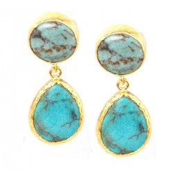 Red Jade Drop Earrings