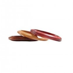Wooden Bangle Trio