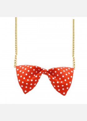 Red Polka Dot Necklace