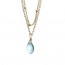 Blue Quartz Drop Necklace